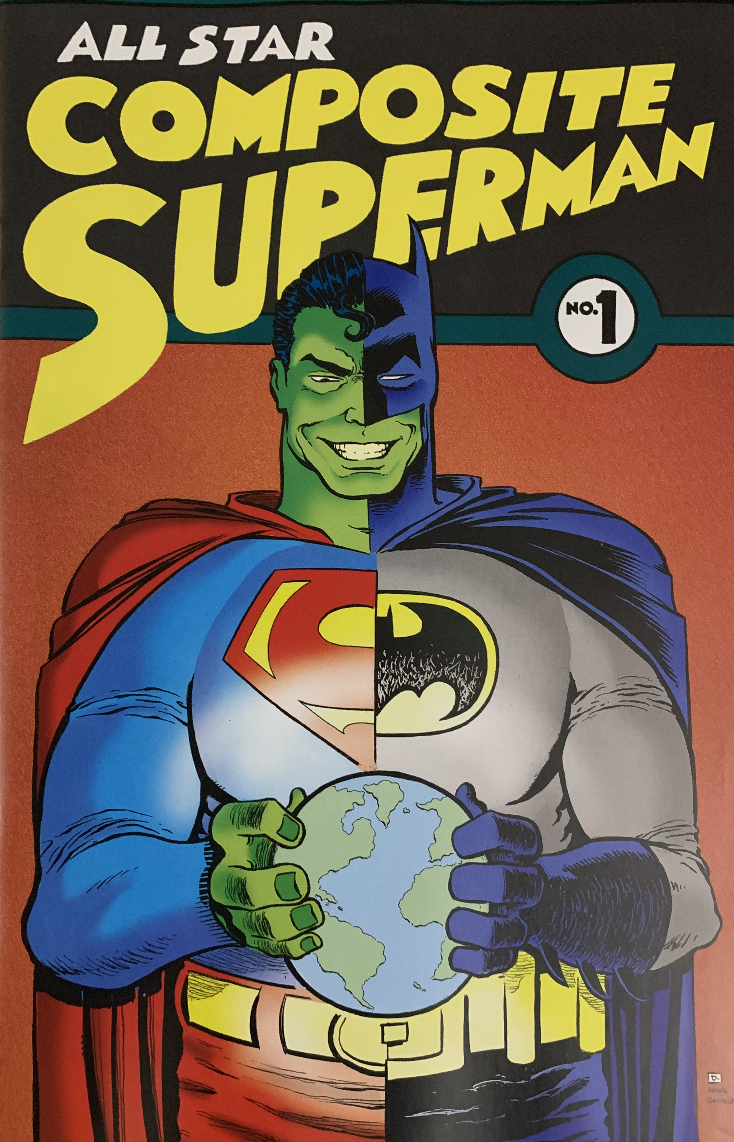 Cover art for All Star Composite Superman #1 by Dave Howlett